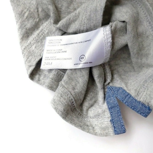 AG Jeans Chambray Polo 24m Adriano Goldschmied - Picture 3 of 3